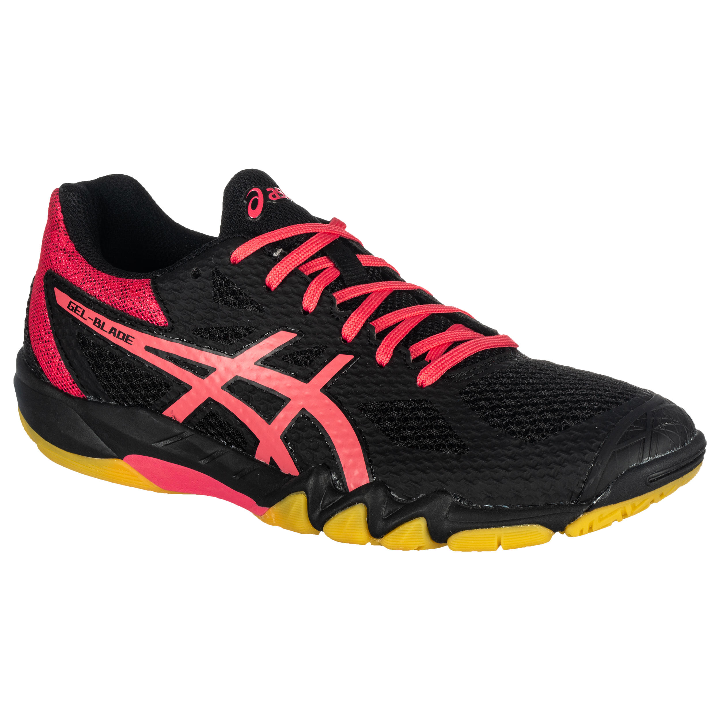 Badmintonschuhe Gel Blade 7 Damen schwarz/pink Badmintonschuhe Gel Blade 7 Damen schwarz/pink